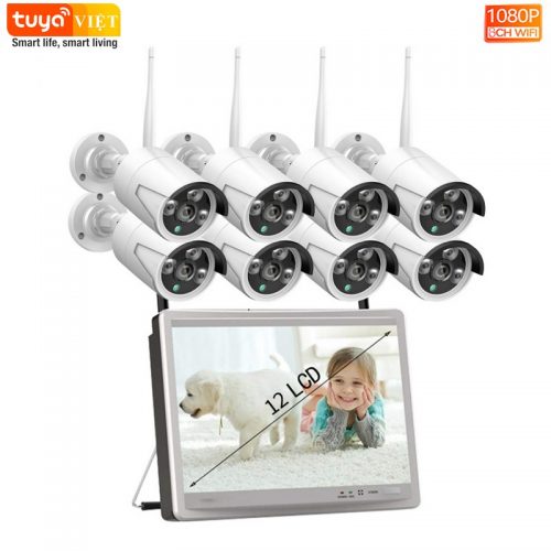 Đầu ghi Camera Tuya 8CH (Màn hình LCD)