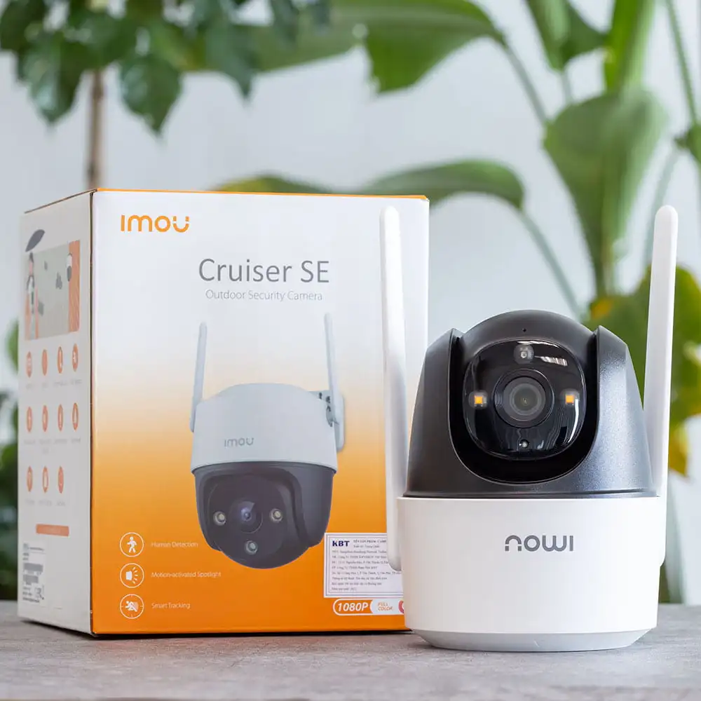 Camera ngoài trời iMou Cruiser SE S21FP (2MP, IP66, nhìn đêm Full màu, quay quét PTZ, cổng LAN, video Full HD)