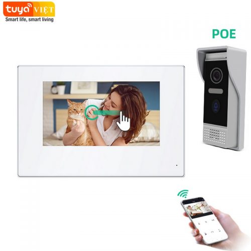 Chuông cửa Camera LCD Tuya DBC04