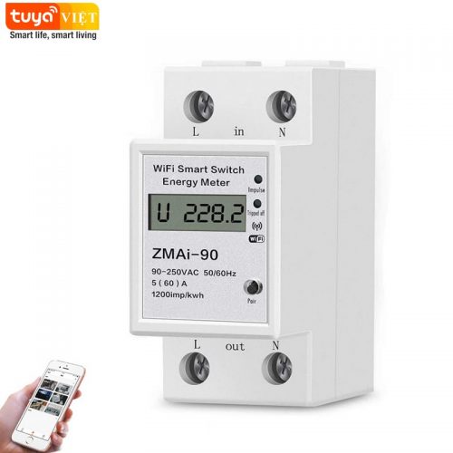 Công tơ điện thông minh Tuya EMW60 (Wifi)